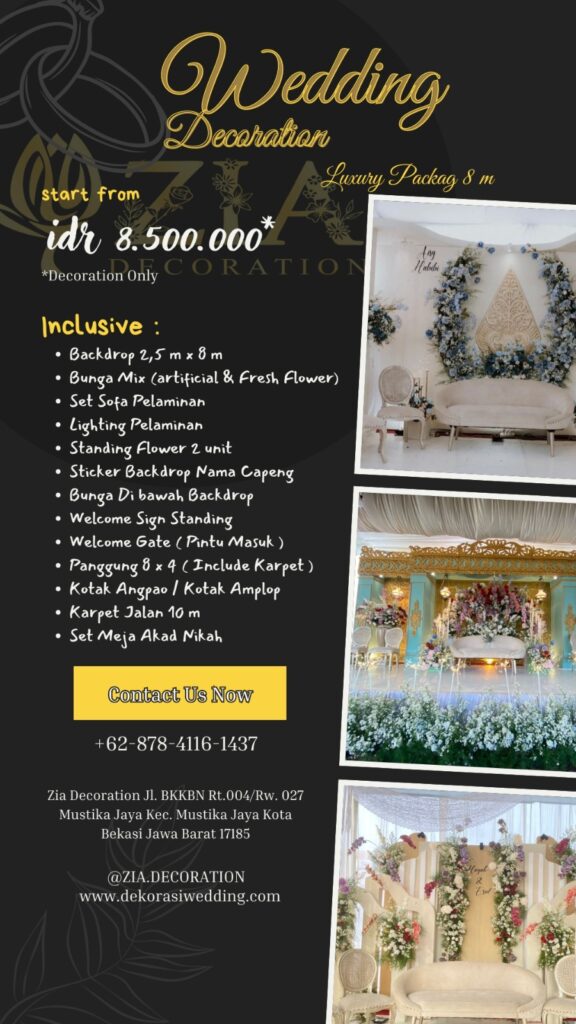 sewa dekorasi wedding bekasi