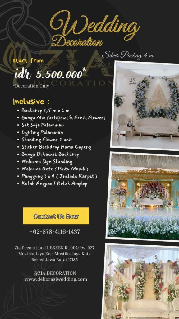 sewa dekorasi wedding bekasi